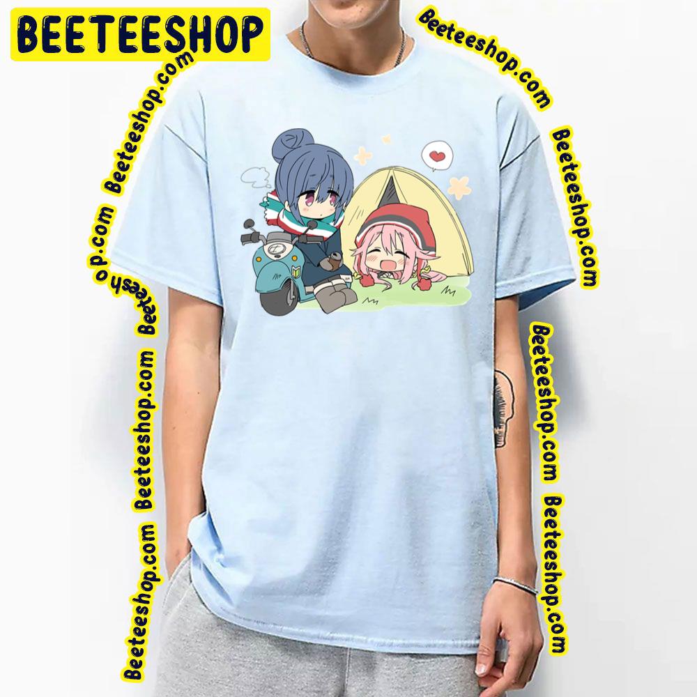 Cute Rin And Nadeshiko Chibi Yuru Camp Trending Unisex T-Shirt Cute Rin And Nadeshiko Chibi Yuru Camp Trending Unisex T-Shirt