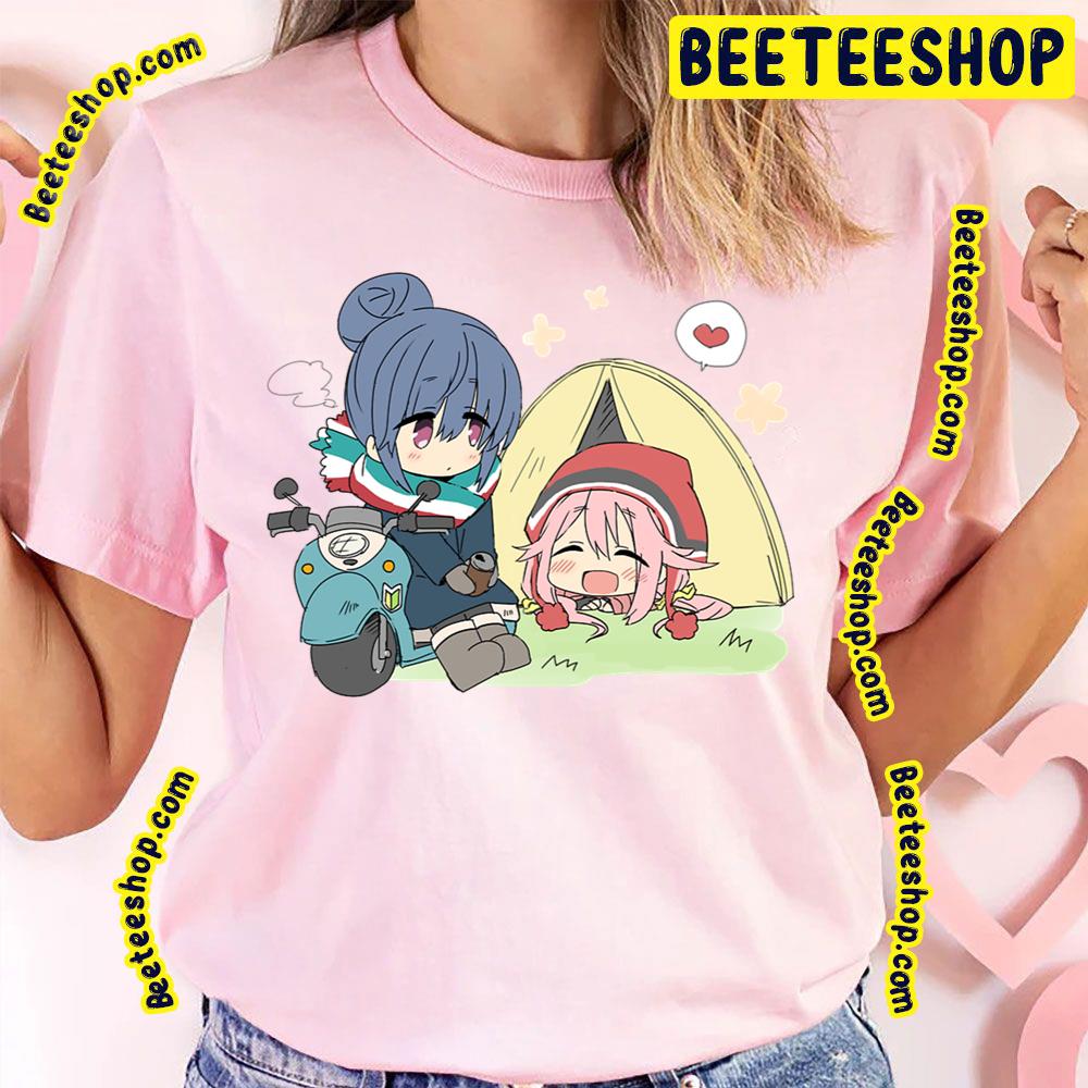 Cute Rin And Nadeshiko Chibi Yuru Camp Trending Unisex T-Shirt Cute Rin And Nadeshiko Chibi Yuru Camp Trending Unisex T-Shirt