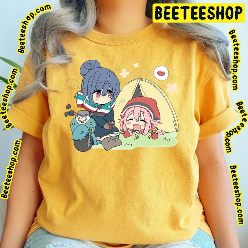 Cute Rin And Nadeshiko Chibi Yuru Camp Trending Unisex T-Shirt Cute Rin And Nadeshiko Chibi Yuru Camp Trending Unisex T-Shirt