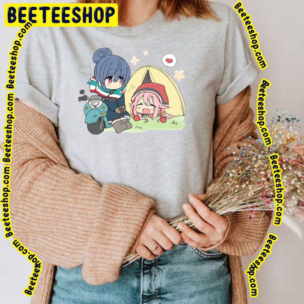 Cute Rin And Nadeshiko Chibi Yuru Camp Trending Unisex T-Shirt Cute Rin And Nadeshiko Chibi Yuru Camp Trending Unisex T-Shirt