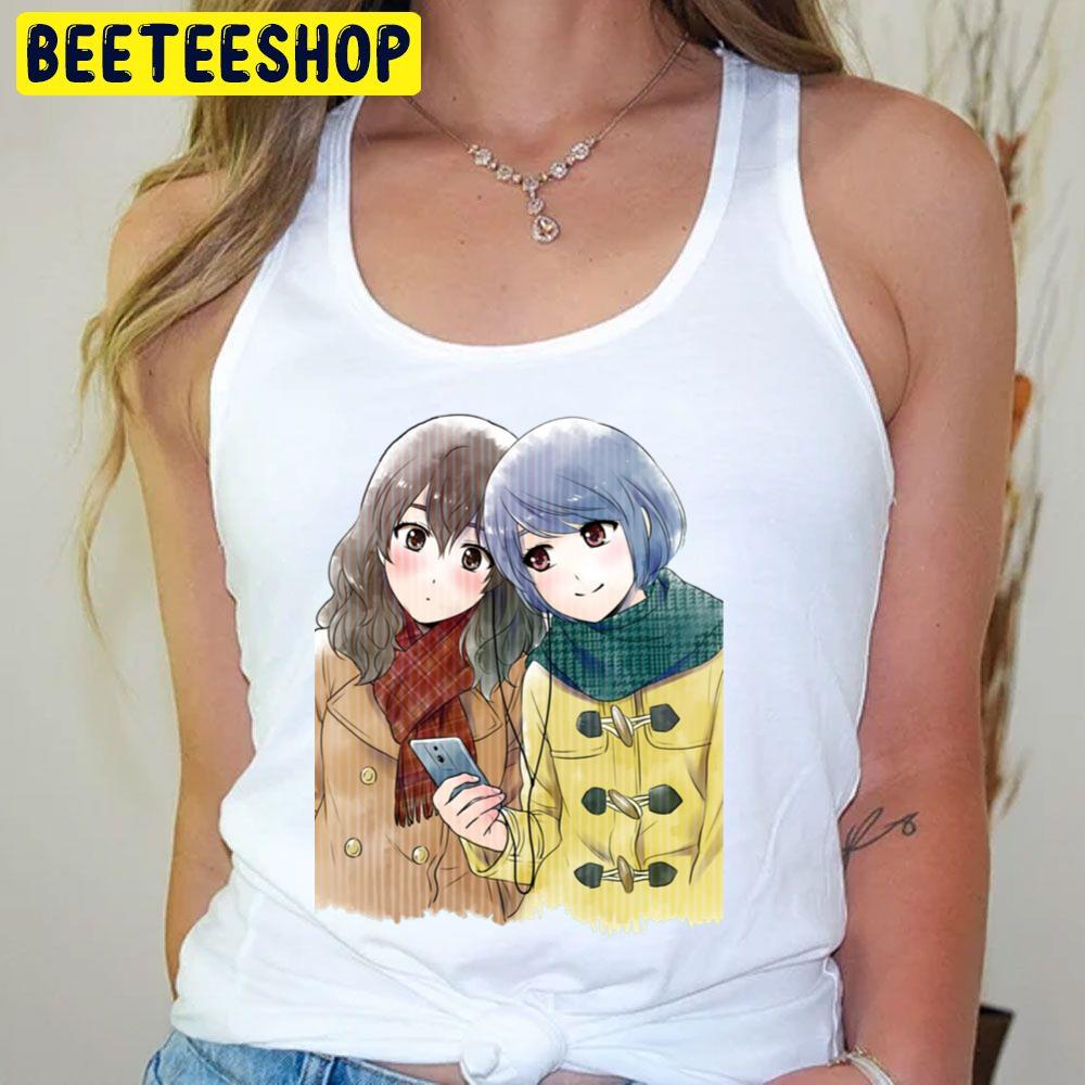 Cute Rui & Hina Fanart Domestic Na Kanojo Trending Unisex T-Shirt Cute Rui & Hina Fanart Domestic Na Kanojo Trending Unisex T-Shirt
