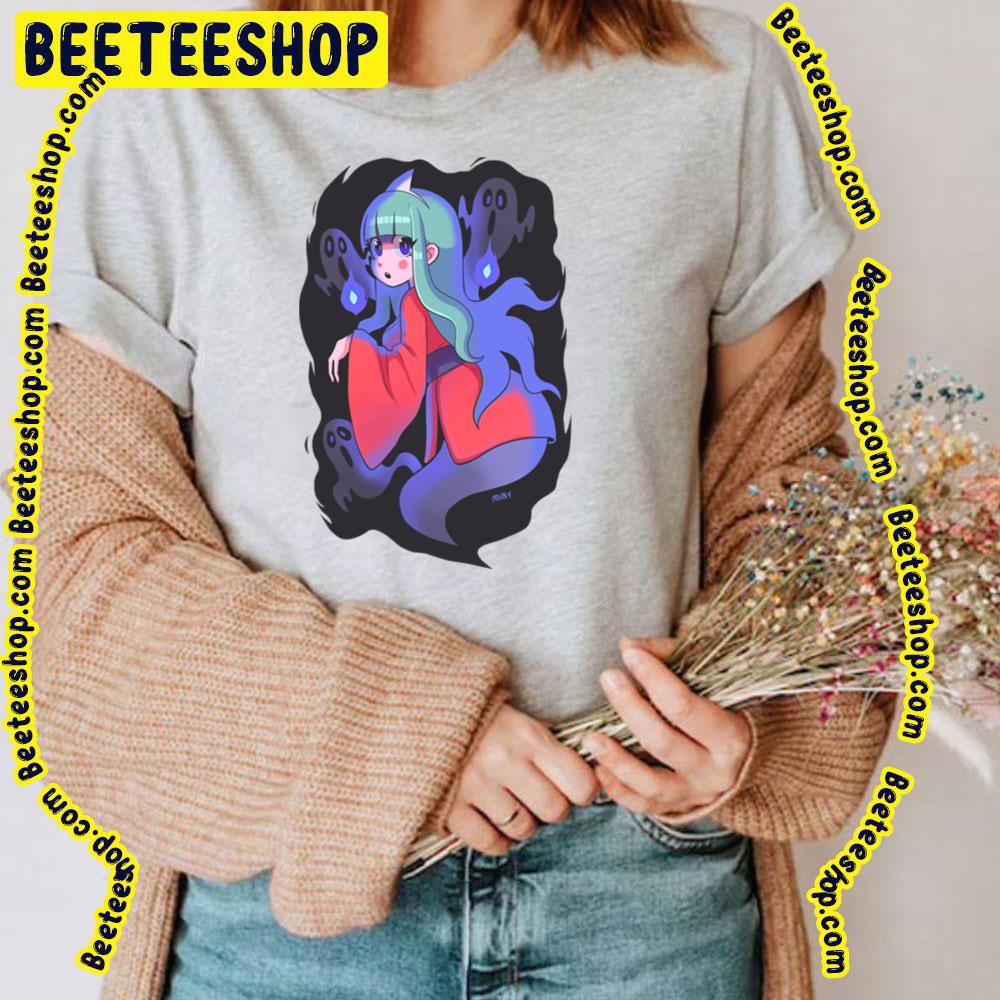 Cute Yokai Girl Trending Unisex T-Shirt Cute Yokai Girl Trending Unisex T-Shirt