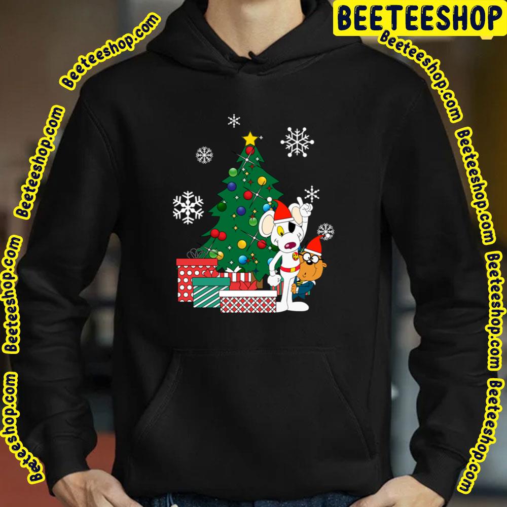 Danger Mouse And Penfold Around The Christmas Tree Trending Unisex T-Shirt Danger Mouse And Penfold Around The Christmas Tree Trending Unisex T-Shirt