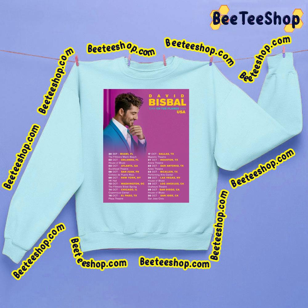 David Bisbal Gira En Tus Palnes 2021 Usa Trending Unisex Sweatshirt David Bisbal Gira En Tus Palnes 2021 Usa Trending Unisex Sweatshirt