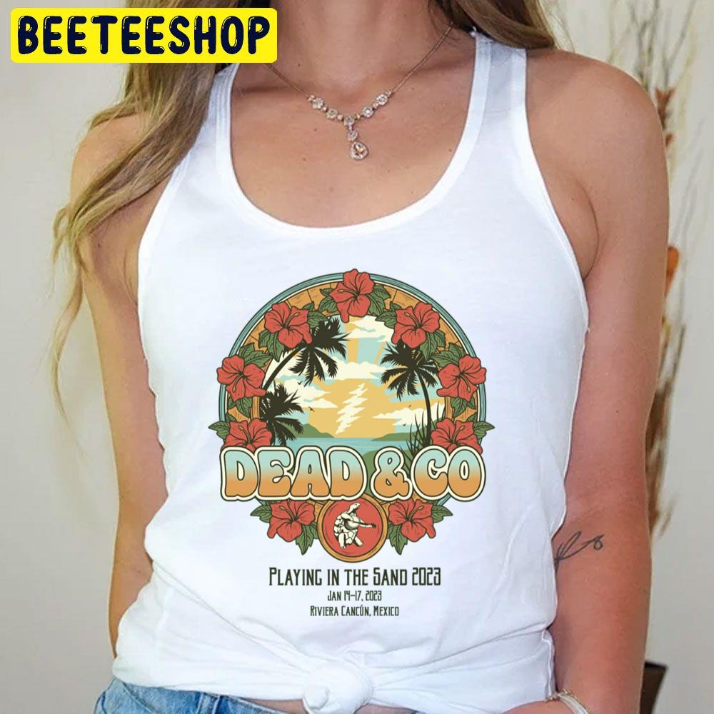 Dead And Company Playing In The Sand 2023 Trending Unisex T-Shirt Dead And Company Playing In The Sand 2023 Trending Unisex T-Shirt