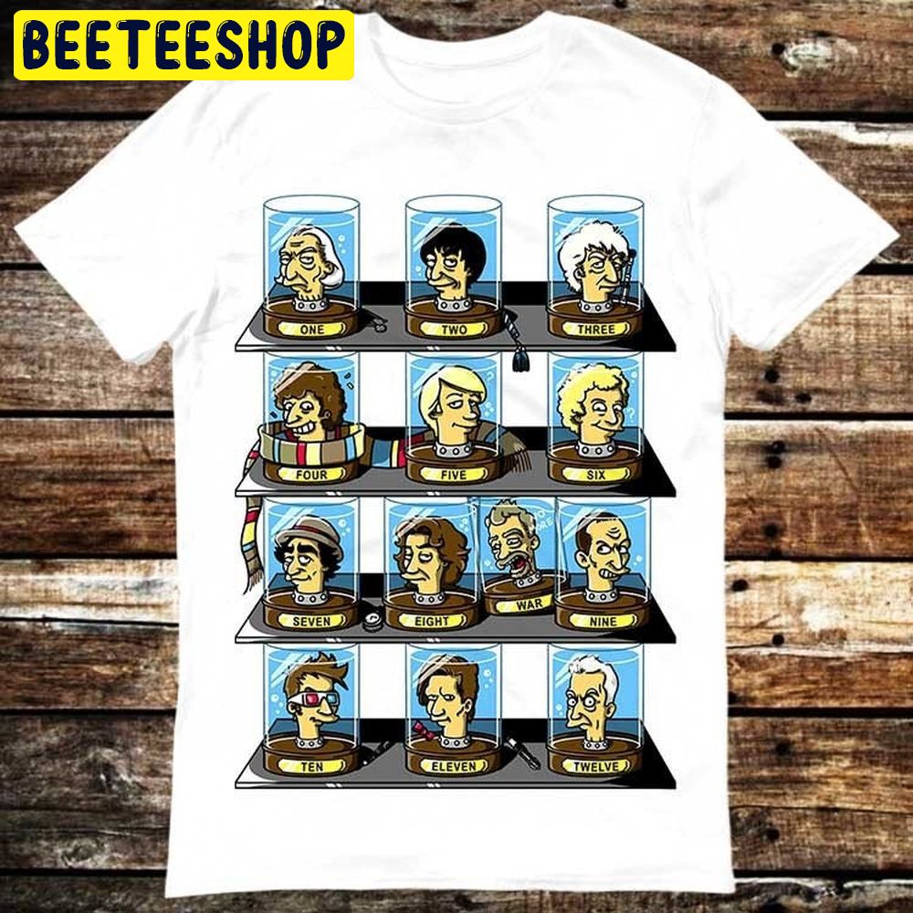 Doctor Who Simpsons Tv Show Parody Thirteen Doctors List Trending Unisex T-Shirt Doctor Who Simpsons Tv Show Parody Thirteen Doctors List Trending Unisex T-Shirt