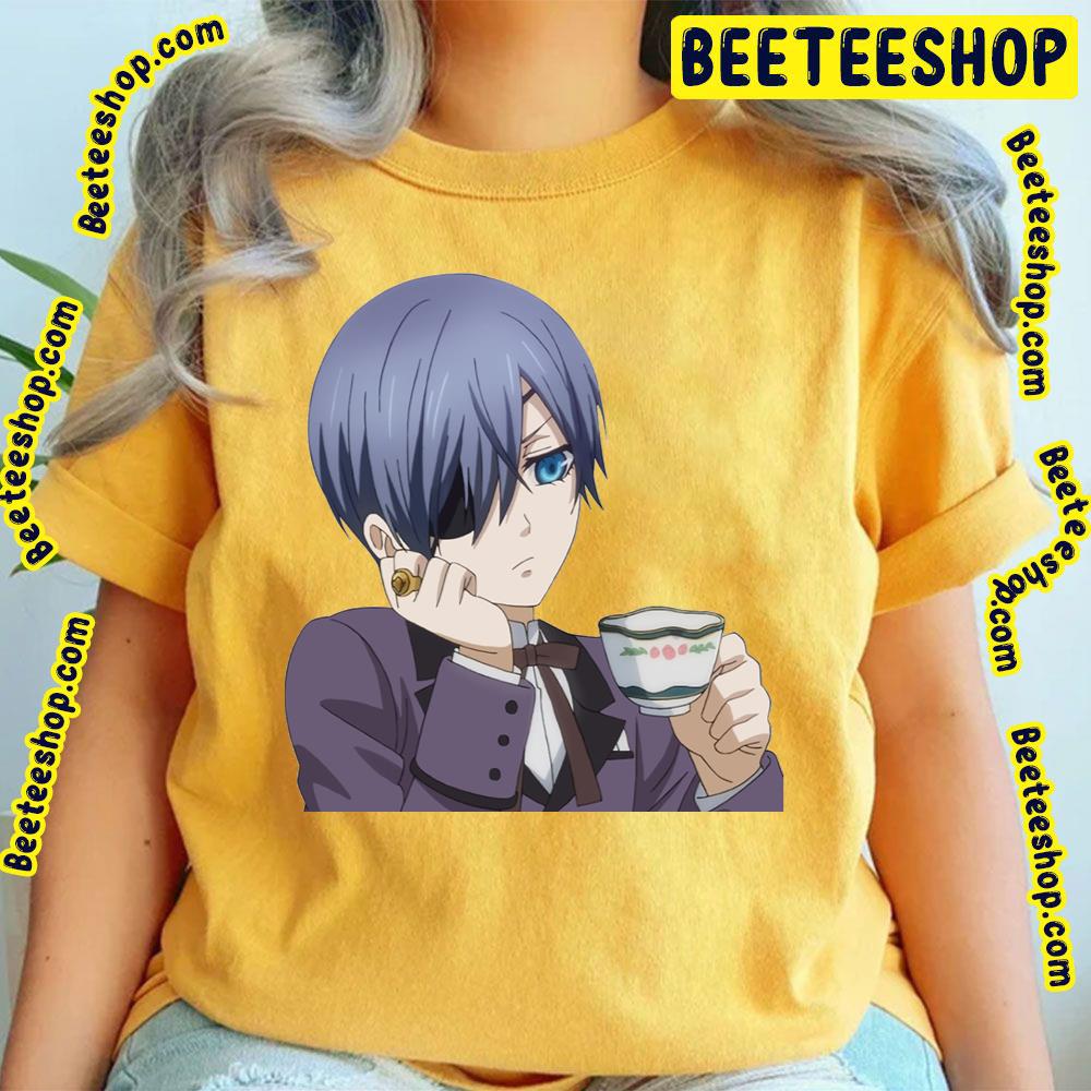 Drink Tea Ciel Phantomhive Kuroshitsuji Trending Unisex T-Shirt Drink Tea Ciel Phantomhive Kuroshitsuji Trending Unisex T-Shirt