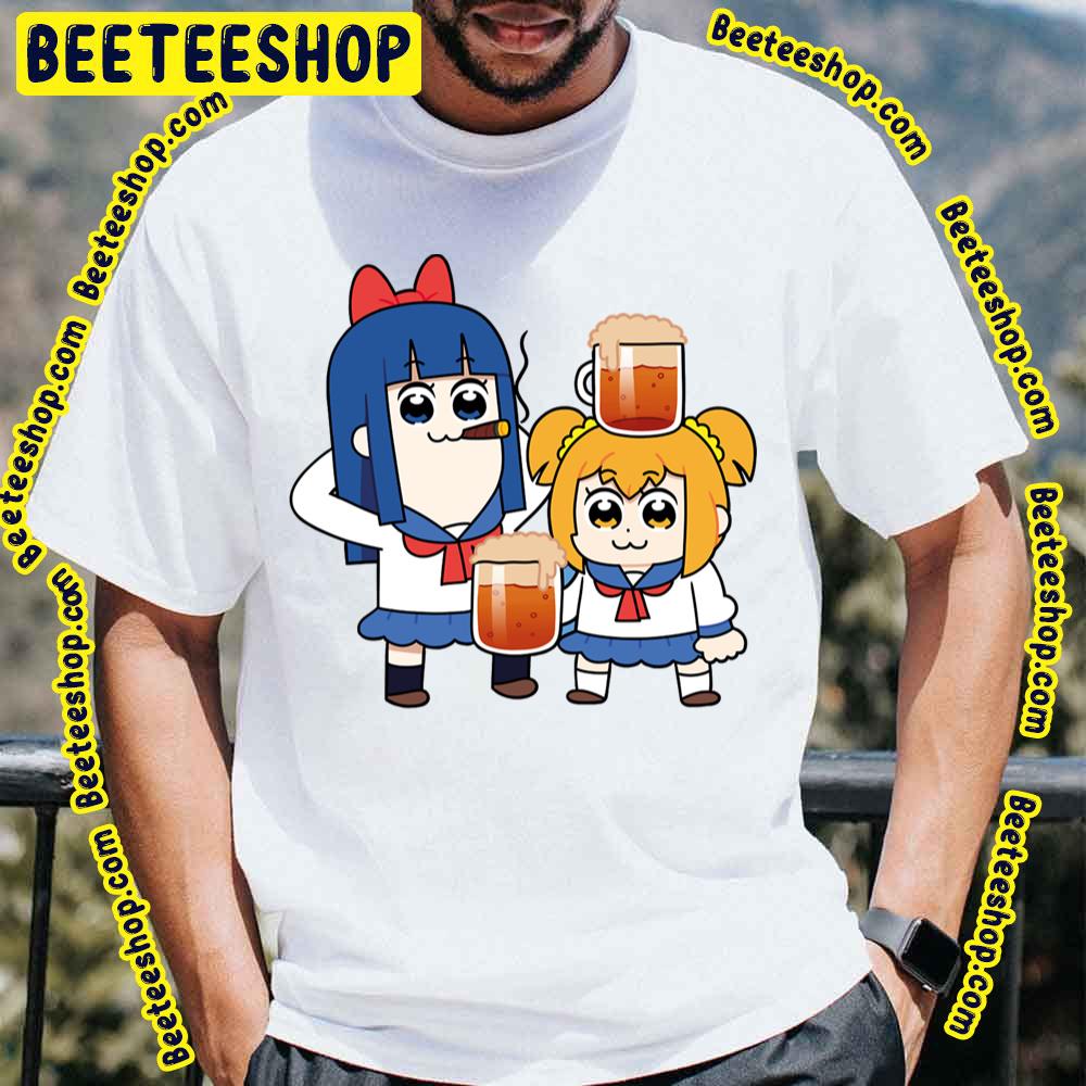 Drinking Buddies Pipimi Popuko Pop Team Epic Trending Unisex T-Shirt Drinking Buddies Pipimi Popuko Pop Team Epic Trending Unisex T-Shirt