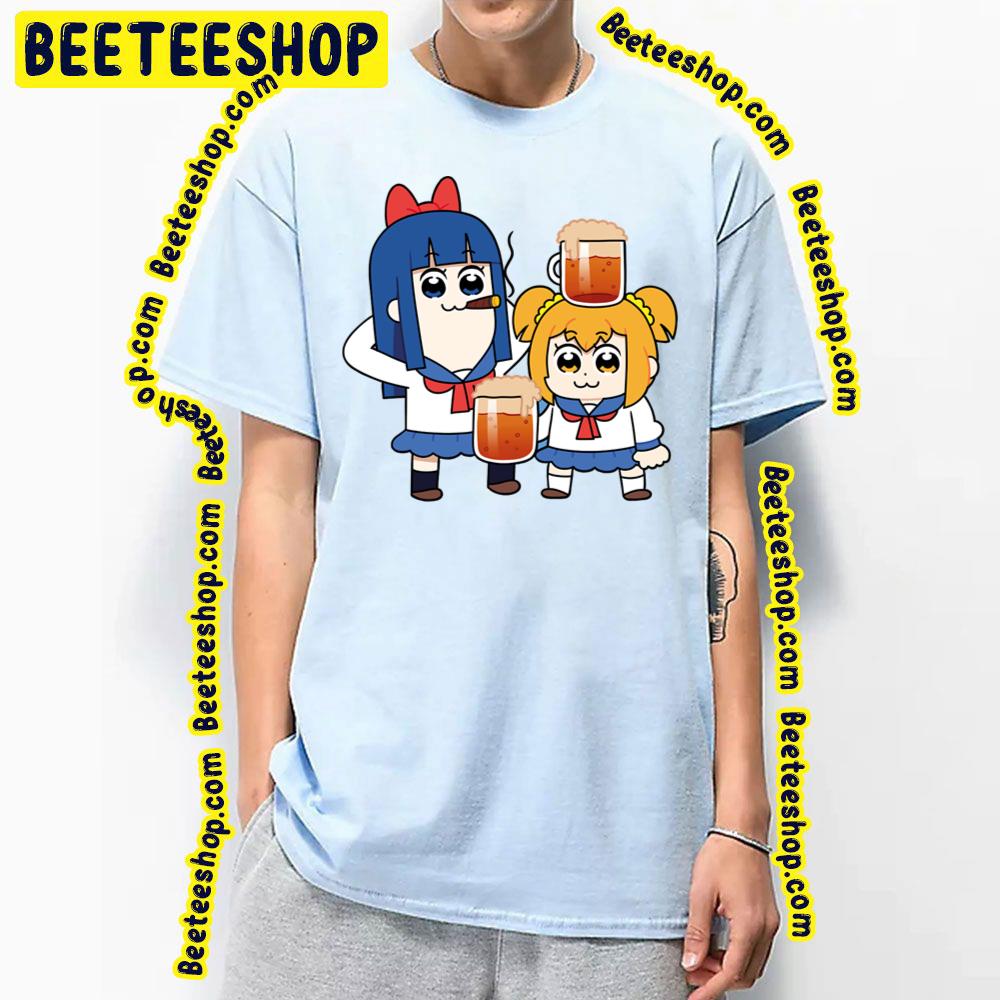 Drinking Buddies Pipimi Popuko Pop Team Epic Trending Unisex T-Shirt Drinking Buddies Pipimi Popuko Pop Team Epic Trending Unisex T-Shirt
