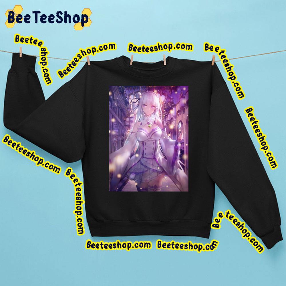 Emilia Re Zero Trending Unisex Sweatshirt Emilia Re Zero Trending Unisex Sweatshirt
