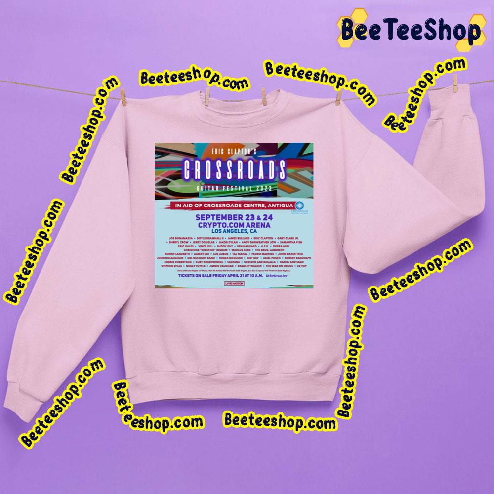 Eric Clapton's Crossroads Guitar Festival 2023 Trending Unisex Sweatshirt Eric Clapton's Crossroads Guitar Festival 2023 Trending Unisex Sweatshirt