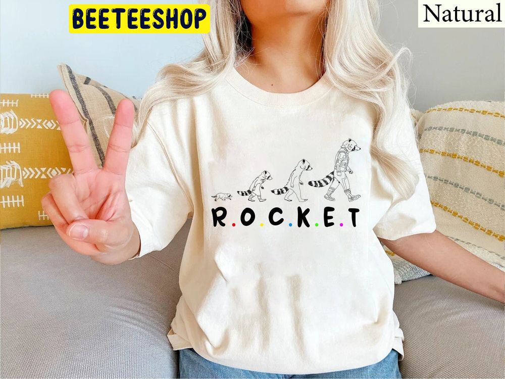 Evolution Rocket Racoon Marvel Guardians Of The Galaxy 3 Trending Unisex T-Shirt Evolution Rocket Racoon Marvel Guardians Of The Galaxy 3 Trending Unisex T-Shirt