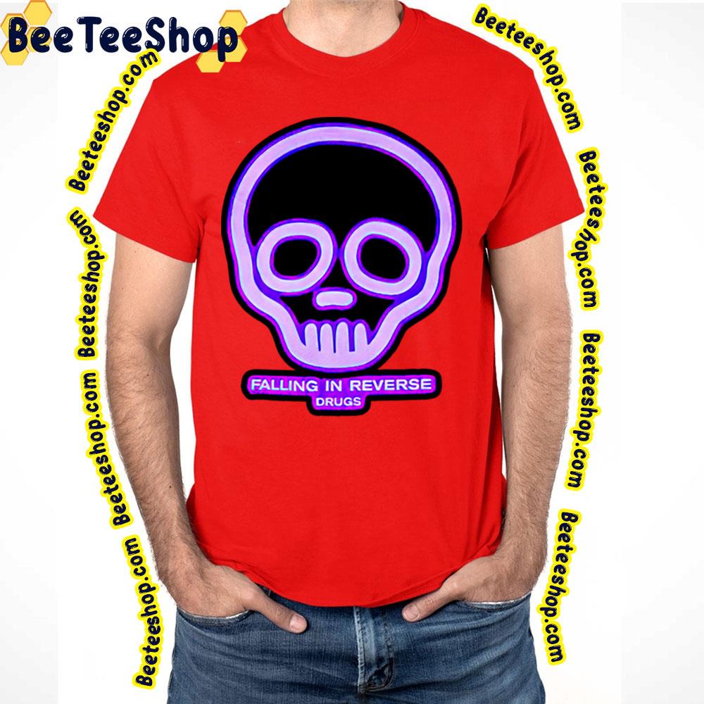 Falling In Reveser Drugs Blue Neon Head Trending Unisex T-Shirt Falling In Reveser Drugs Blue Neon Head Trending Unisex T-Shirt