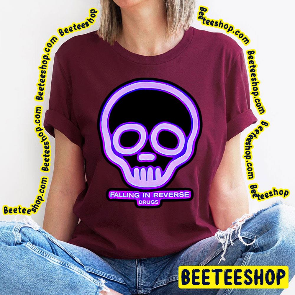 Falling In Reveser Drugs Blue Neon Head Trending Unisex T-Shirt Falling In Reveser Drugs Blue Neon Head Trending Unisex T-Shirt