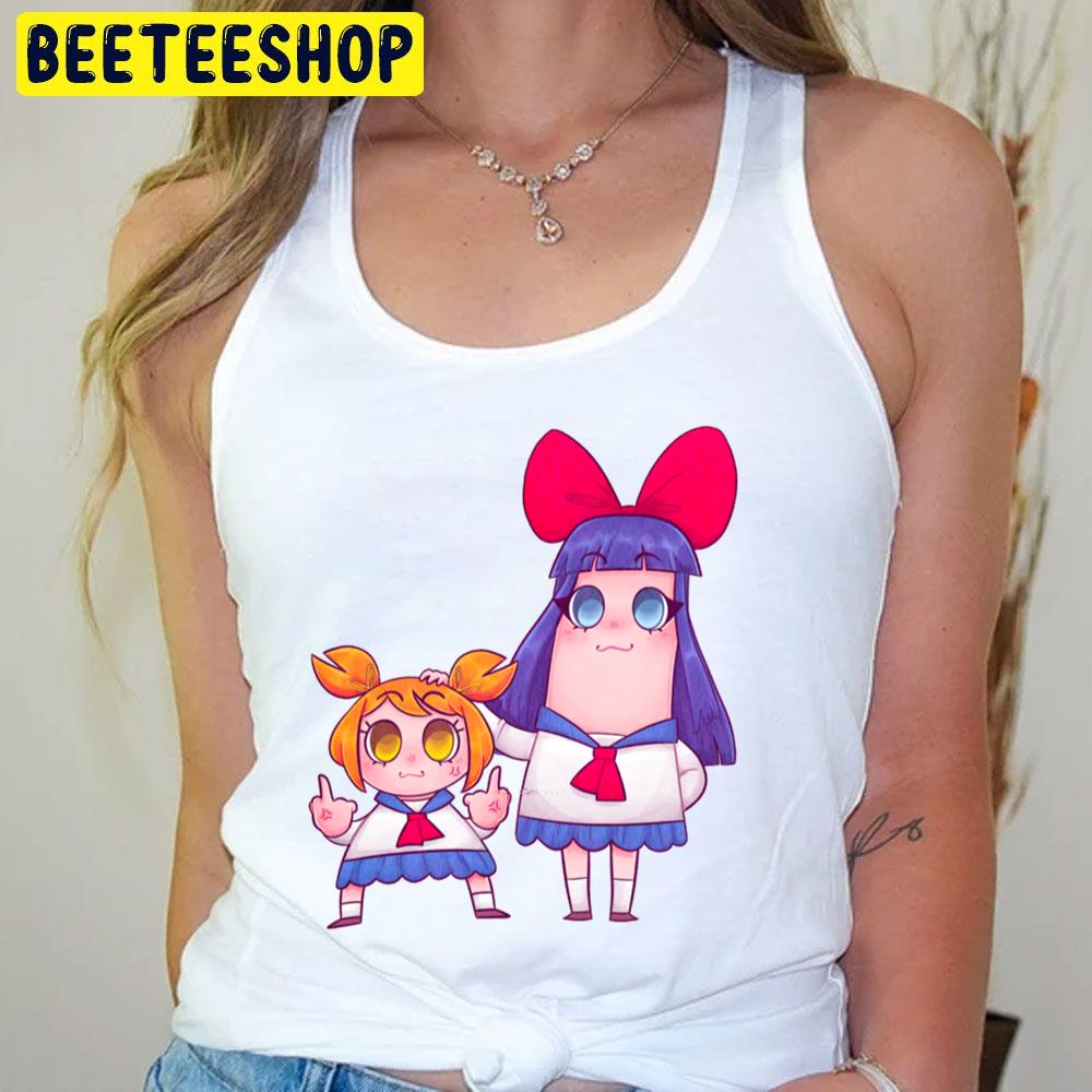 Fanart Pipimi Popuko Pop Team Epic Trending Unisex T-Shirt Fanart Pipimi Popuko Pop Team Epic Trending Unisex T-Shirt