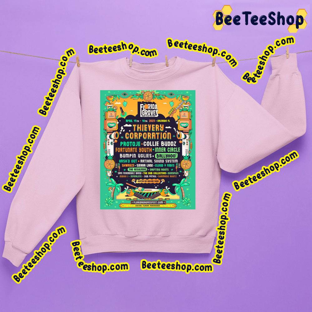 Florida Grovez Music Art And Cannabis 2023 Orlando Trending Unisex Sweatshirt Florida Grovez Music Art And Cannabis 2023 Orlando Trending Unisex Sweatshirt