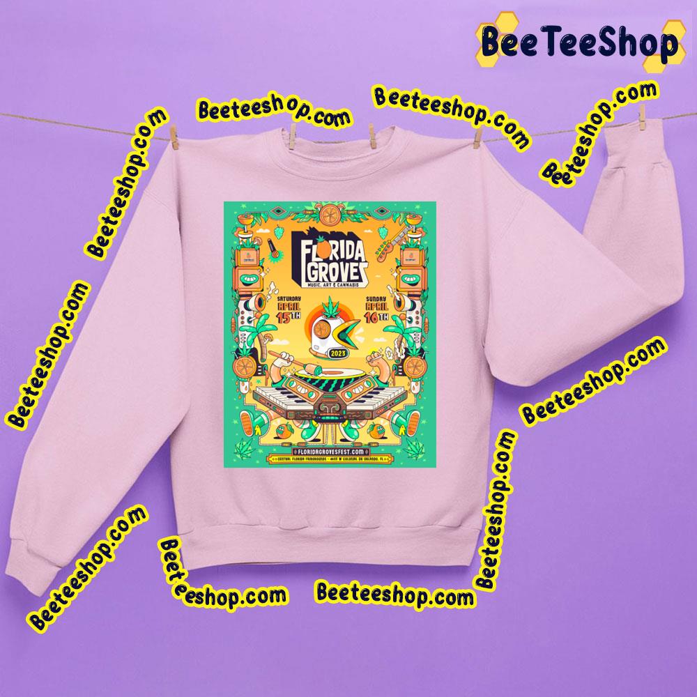 Florida Grovez Music Art And Cannabis 2023 Trending Unisex Sweatshirt Florida Grovez Music Art And Cannabis 2023 Trending Unisex Sweatshirt