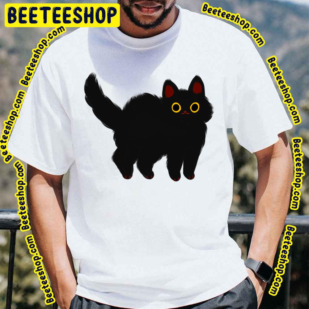 Fluffy Black Cat Trending Unisex T-Shirt Fluffy Black Cat Trending Unisex T-Shirt