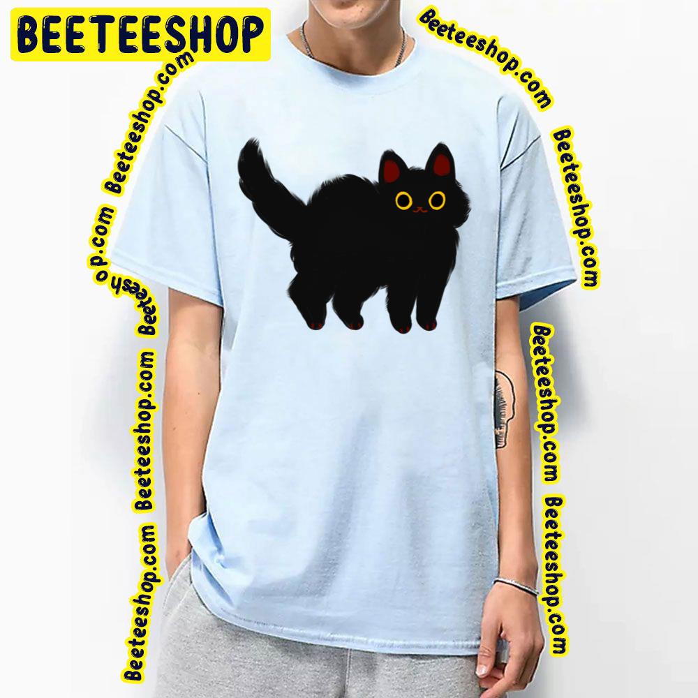 Fluffy Black Cat Trending Unisex T-Shirt Fluffy Black Cat Trending Unisex T-Shirt