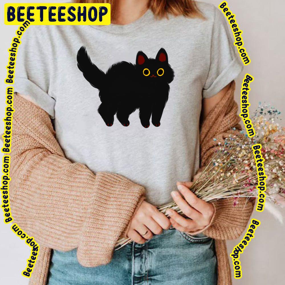 Fluffy Black Cat Trending Unisex T-Shirt Fluffy Black Cat Trending Unisex T-Shirt
