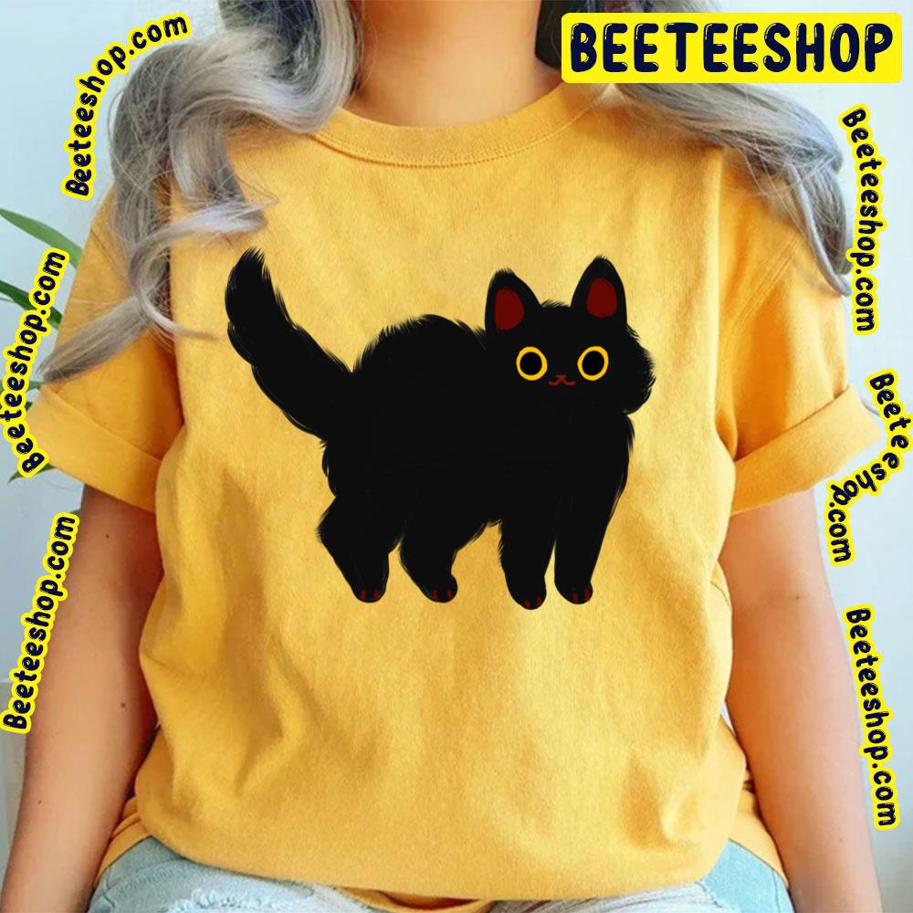 Fluffy Black Cat Trending Unisex T-Shirt Fluffy Black Cat Trending Unisex T-Shirt