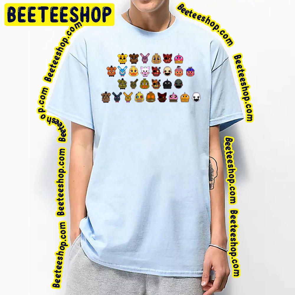 Fnaf Pixel Five Nights At Freddy's Trending Unisex T-Shirt Fnaf Pixel Five Nights At Freddy's Trending Unisex T-Shirt
