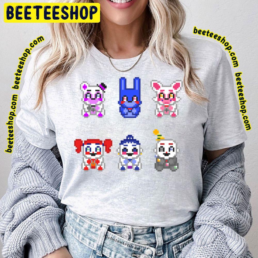 Fnaf Sister Location Pack Five Nights At Freddy's Trending Unisex T-Shirt Fnaf Sister Location Pack Five Nights At Freddy's Trending Unisex T-Shirt
