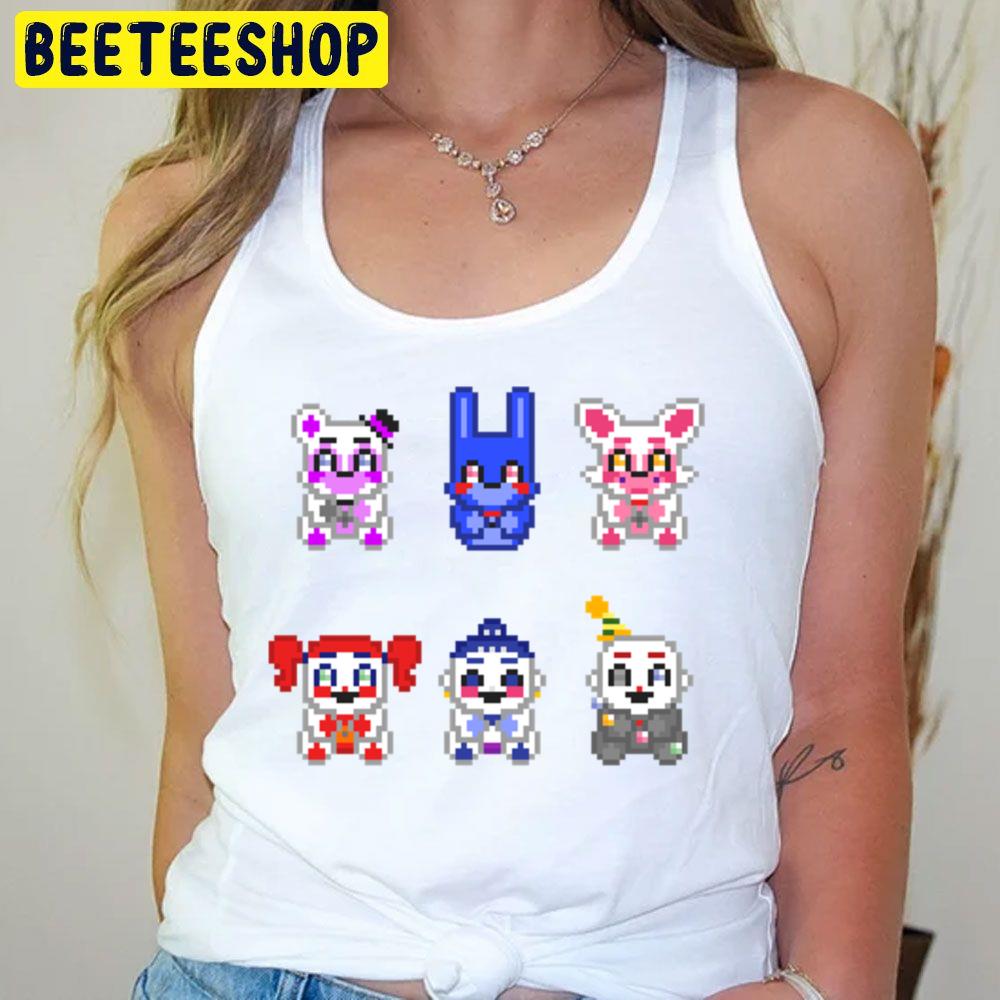 Fnaf Sister Location Pack Five Nights At Freddy's Trending Unisex T-Shirt Fnaf Sister Location Pack Five Nights At Freddy's Trending Unisex T-Shirt