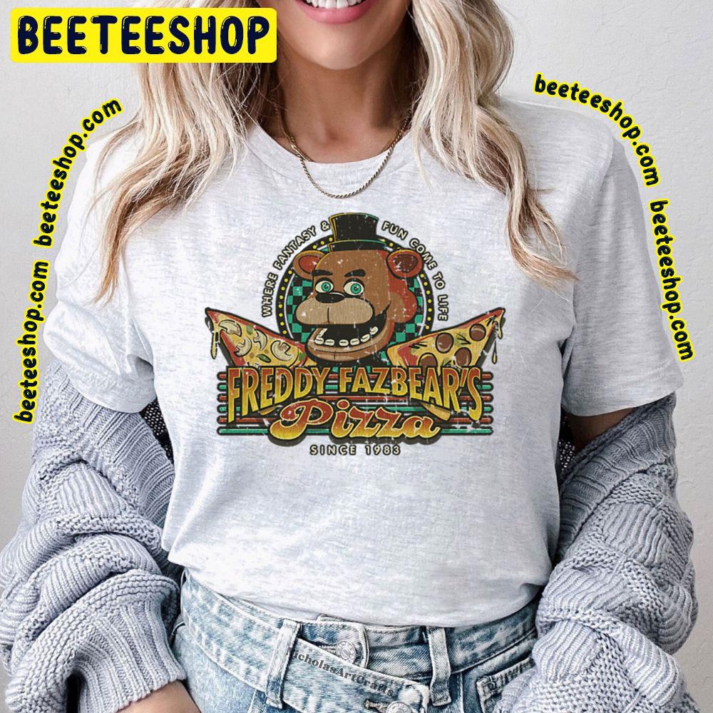 Freddy Fazbear's Pizza 1983 Trending Unisex T-Shirt Freddy Fazbear's Pizza 1983 Trending Unisex T-Shirt