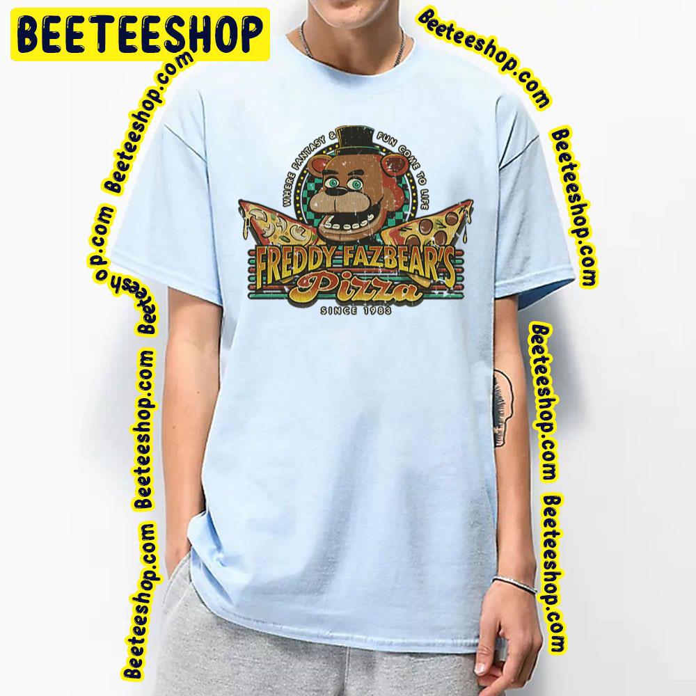 Freddy Fazbear's Pizza 1983 Trending Unisex T-Shirt Freddy Fazbear's Pizza 1983 Trending Unisex T-Shirt