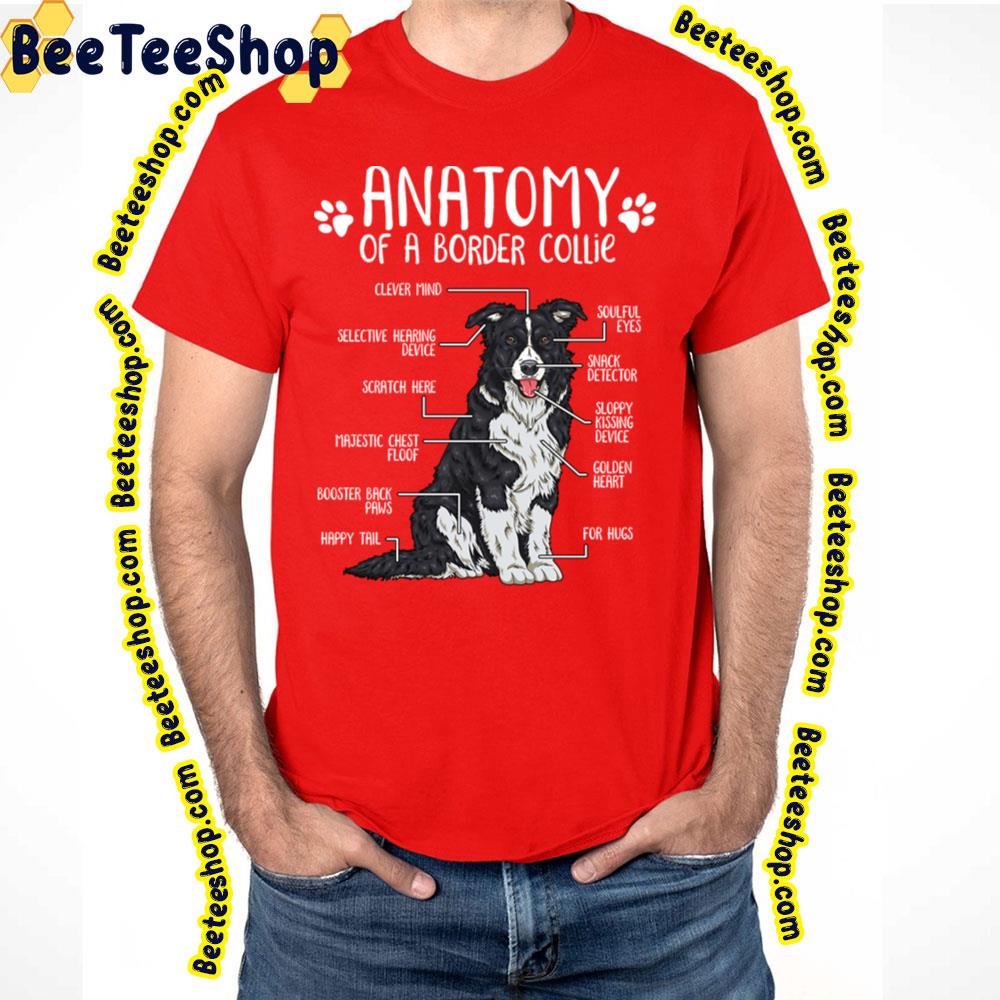 Funny Border Collie Anatomy Trending Unisex T-Shirt Funny Border Collie Anatomy Trending Unisex T-Shirt