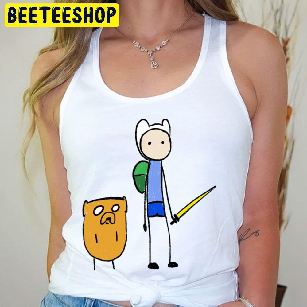 Funny Boy And Finn Adventure Time Trending Unisex T-Shirt Funny Boy And Finn Adventure Time Trending Unisex T-Shirt