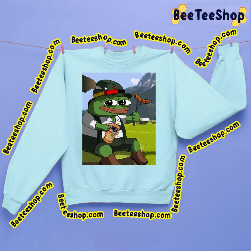 German Pepe The Frog Trending Unisex Sweathirt German Pepe The Frog Trending Unisex Sweathirt