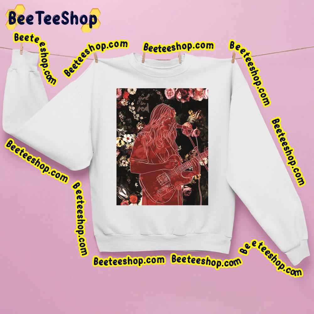 Girl And Flower Girl In Red Trending Unisex Sweatshirt Girl And Flower Girl In Red Trending Unisex Sweatshirt