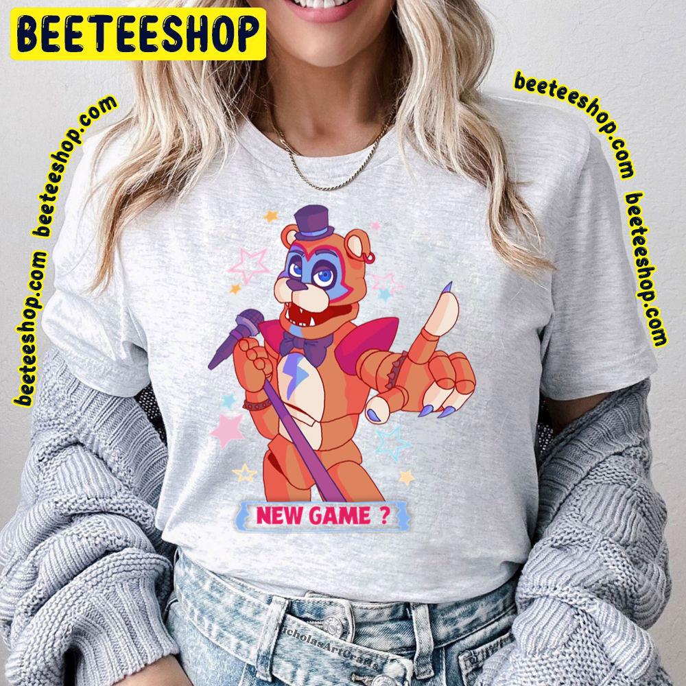 Glamrock Freddy Fnaf Security Breach Chibi New Game Trending Unisex T-Shirt Glamrock Freddy Fnaf Security Breach Chibi New Game Trending Unisex T-Shirt