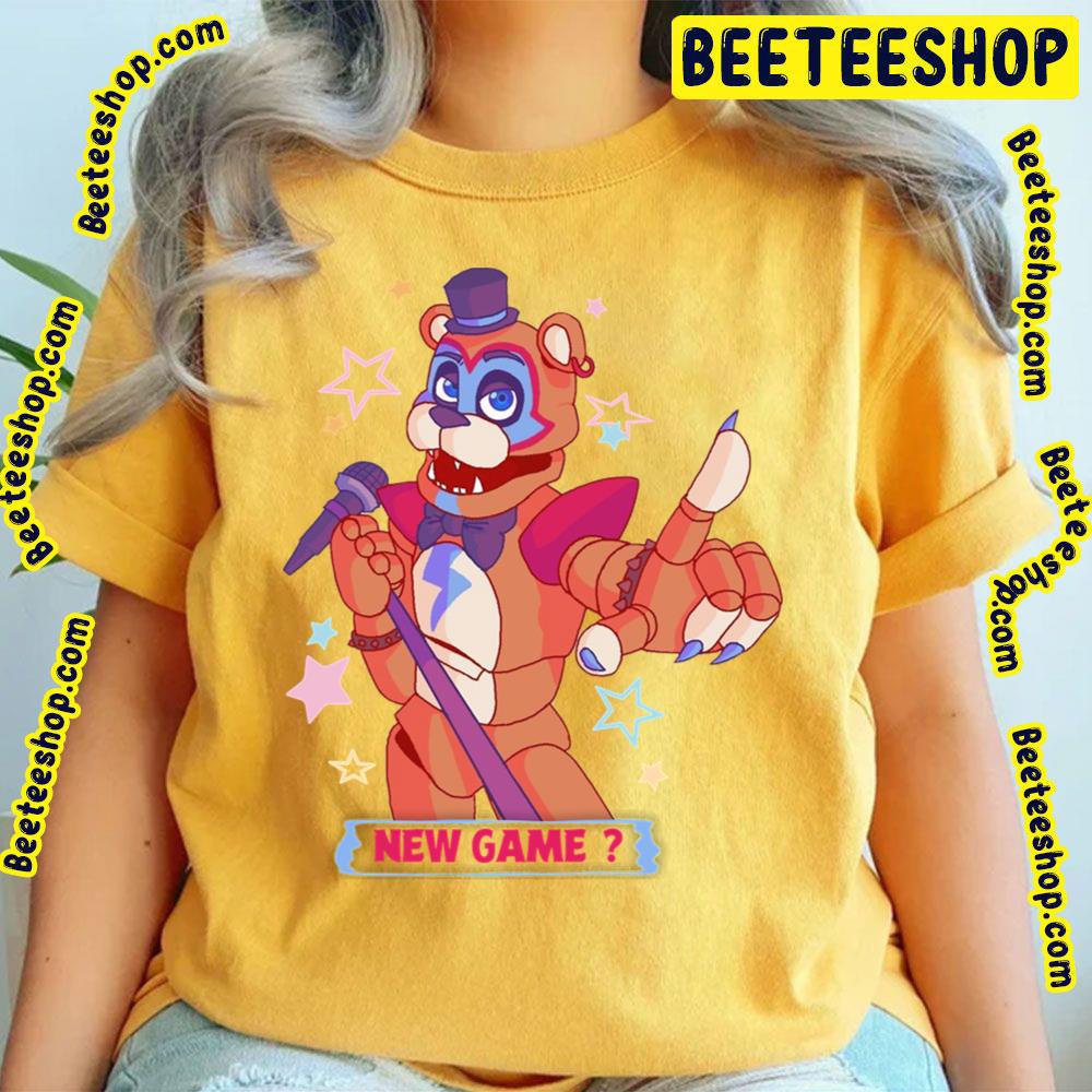 Glamrock Freddy Fnaf Security Breach Chibi New Game Trending Unisex T-Shirt Glamrock Freddy Fnaf Security Breach Chibi New Game Trending Unisex T-Shirt