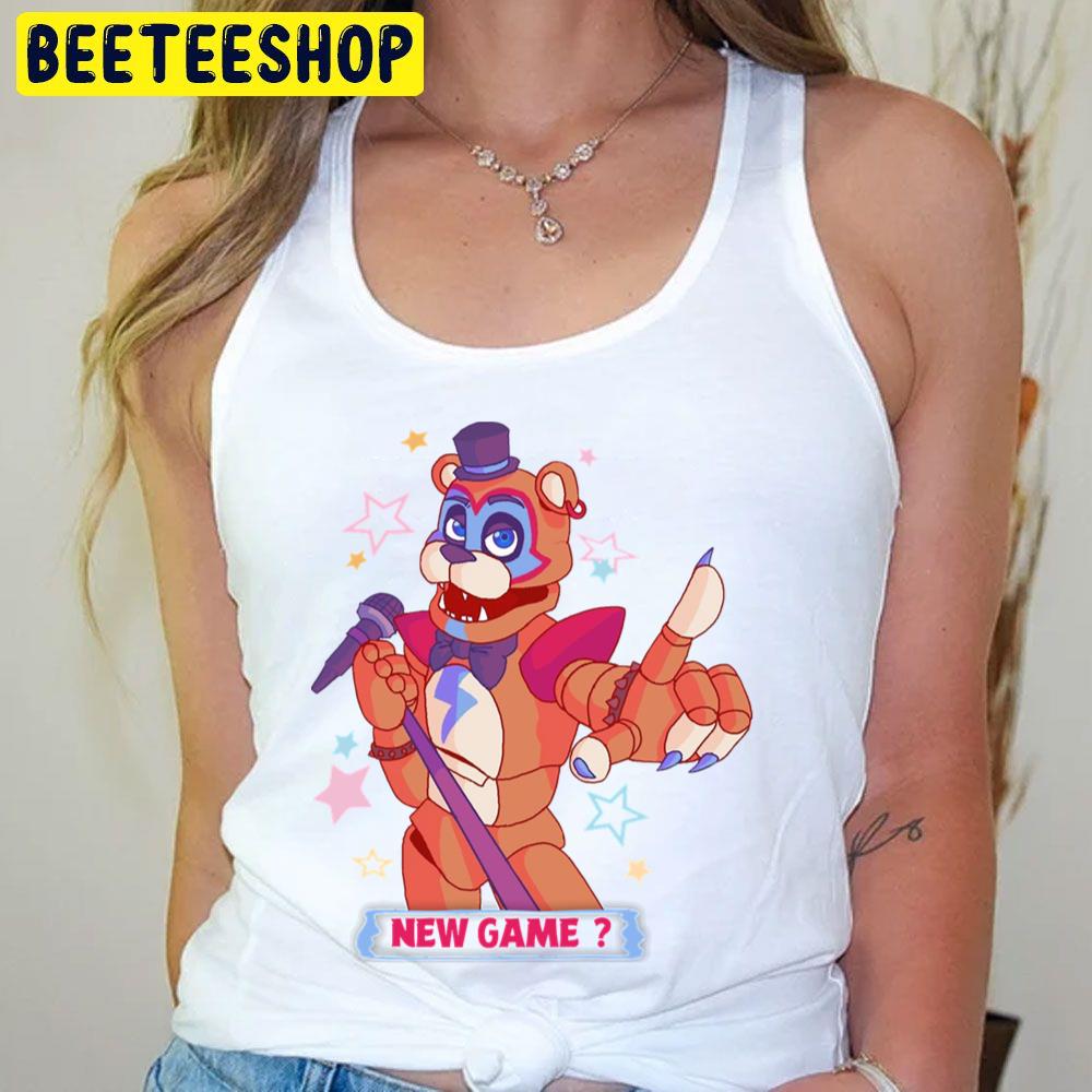Glamrock Freddy Fnaf Security Breach Chibi New Game Trending Unisex T-Shirt Glamrock Freddy Fnaf Security Breach Chibi New Game Trending Unisex T-Shirt