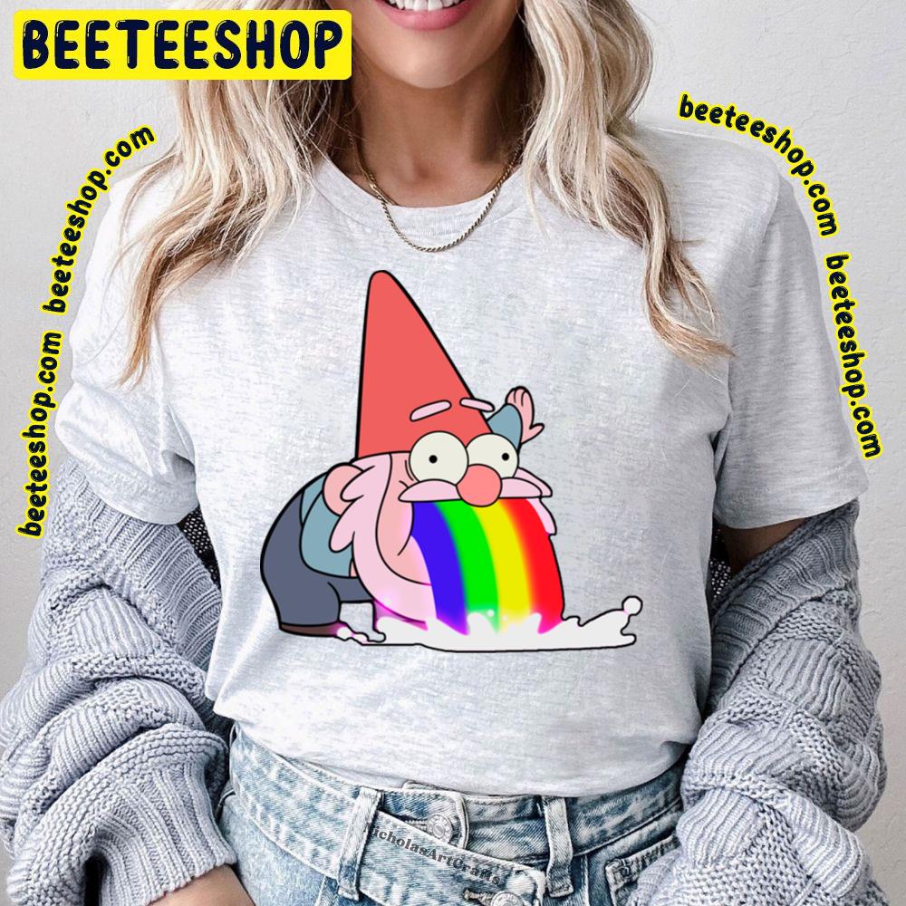 Gnome Puking Rainbows Gravity Falls Trending Unisex T-Shirt Gnome Puking Rainbows Gravity Falls Trending Unisex T-Shirt