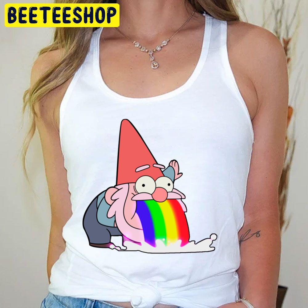 Gnome Puking Rainbows Gravity Falls Trending Unisex T-Shirt Gnome Puking Rainbows Gravity Falls Trending Unisex T-Shirt