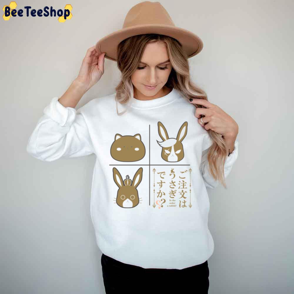 Gochiusa Triplet Mascot Trending Unisex T-Shirt Gochiusa Triplet Mascot Trending Unisex T-Shirt