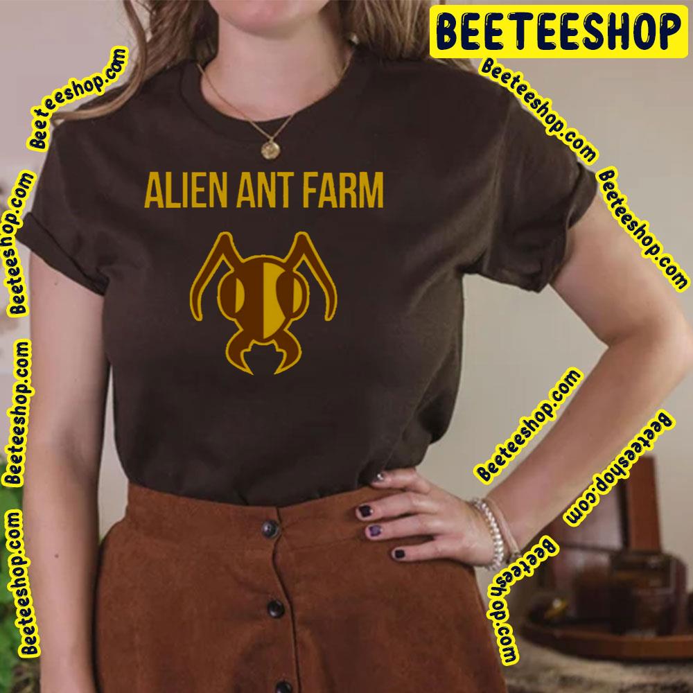 Gold Art Alien Ant Farm Logo Trending Unisex T-Shirt Gold Art Alien Ant Farm Logo Trending Unisex T-Shirt