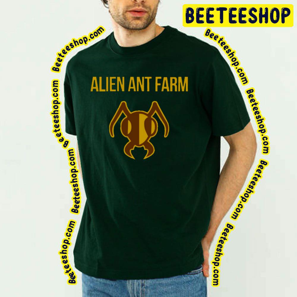 Gold Art Alien Ant Farm Logo Trending Unisex T-Shirt Gold Art Alien Ant Farm Logo Trending Unisex T-Shirt