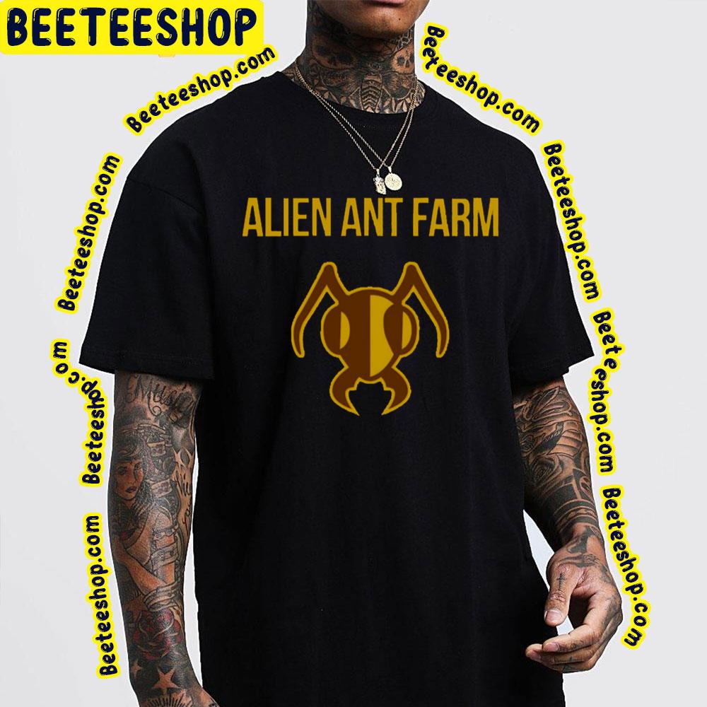 Gold Art Alien Ant Farm Logo Trending Unisex T-Shirt Gold Art Alien Ant Farm Logo Trending Unisex T-Shirt