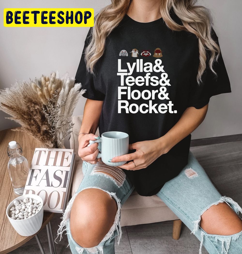 Gotg Rocket Raccoon And Friends Lylla Teefs Floor Rocket Trending Unisex T-Shirt Gotg Rocket Raccoon And Friends Lylla Teefs Floor Rocket Trending Unisex T-Shirt