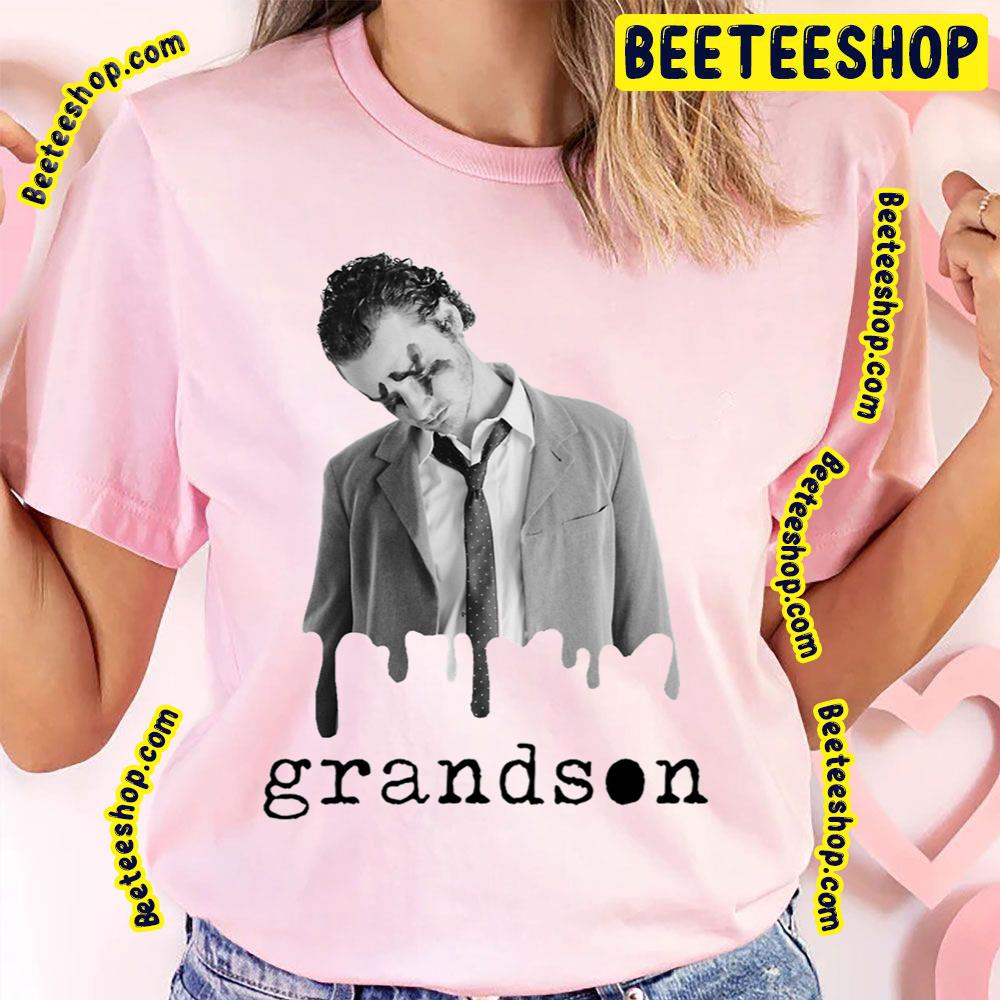 Grandson Music X With Drip Effect Trending Unisex T-Shirt Grandson Music X With Drip Effect Trending Unisex T-Shirt