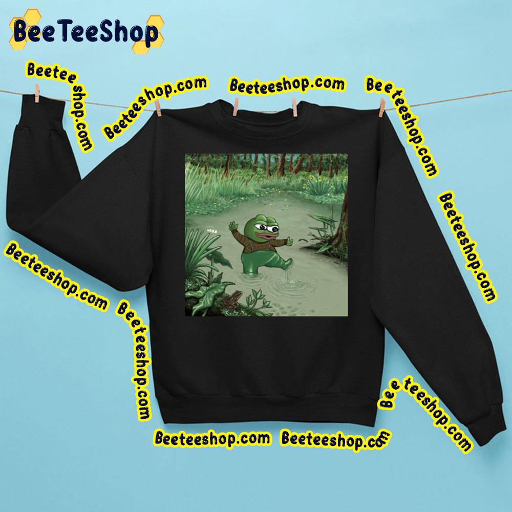 Happy Pepe The Frog Trending Unisex Sweathirt Happy Pepe The Frog Trending Unisex Sweathirt