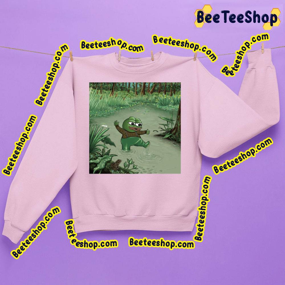 Happy Pepe The Frog Trending Unisex Sweathirt Happy Pepe The Frog Trending Unisex Sweathirt