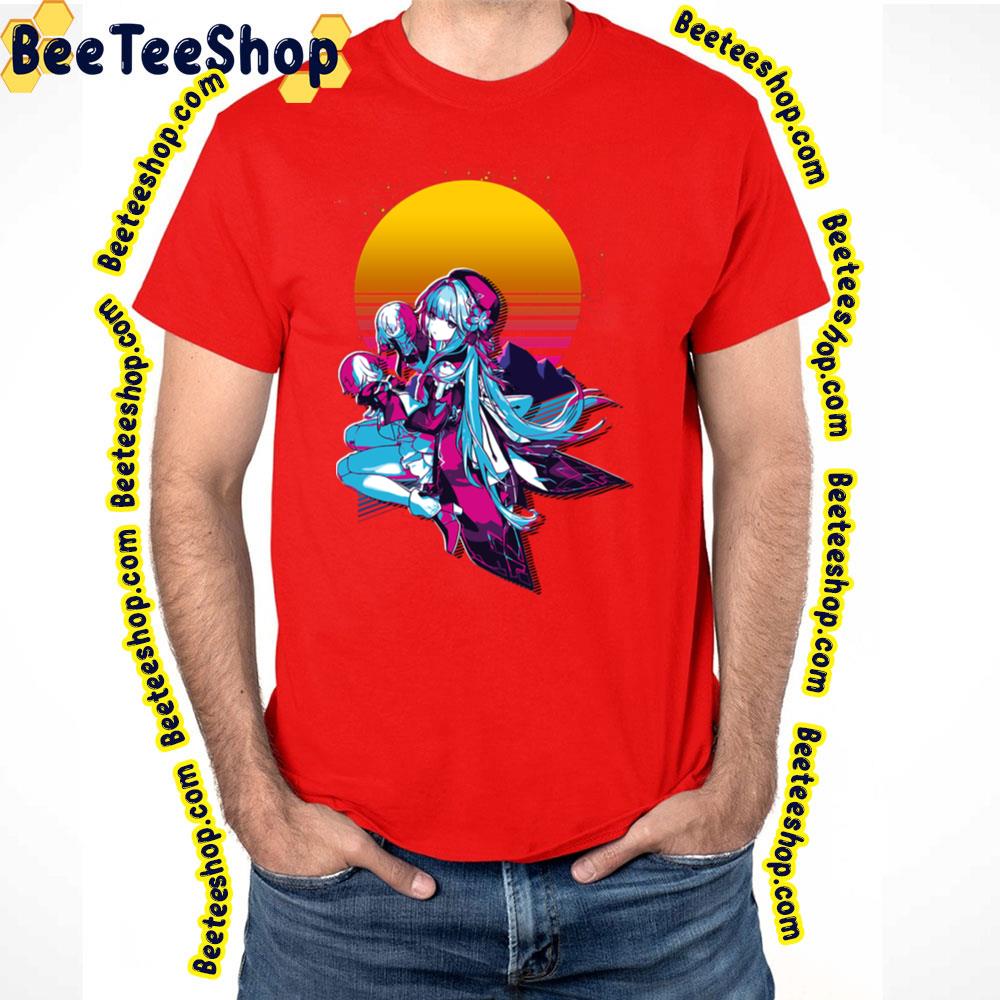Herta 80s Retro Honkai Star Rail Game Trending Unisex T-Shirt Herta 80s Retro Honkai Star Rail Game Trending Unisex T-Shirt