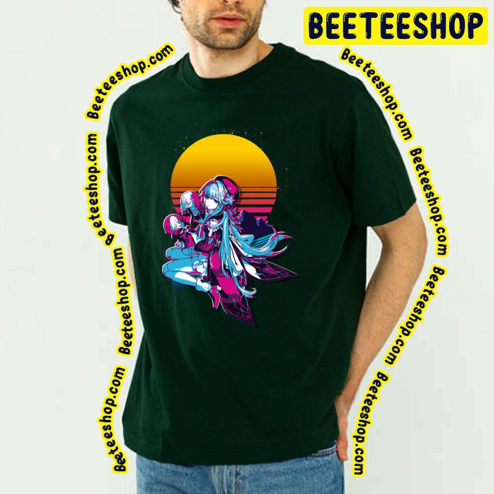 Herta 80s Retro Honkai Star Rail Game Trending Unisex T-Shirt Herta 80s Retro Honkai Star Rail Game Trending Unisex T-Shirt