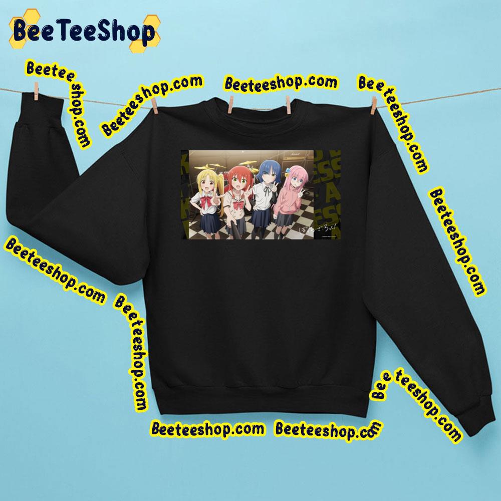 Hi Hitori Gotoh Kita Ikuyo Nijika Ijichi Ryо̄ Yamada Bocchi The Rock! Trending Unisex Sweatshirt Hi Hitori Gotoh Kita Ikuyo Nijika Ijichi Ryо̄ Yamada Bocchi The Rock! Trending Unisex Sweatshirt